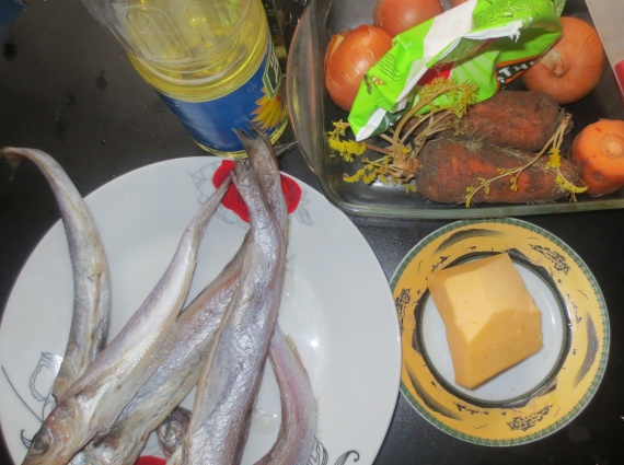 Рецепты: Запеченная рыба с овощами в духовке